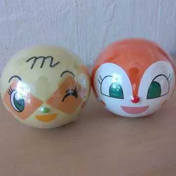 커다란 호빵맨 마스코트 짤랑이 멜론빵나 2개 세트