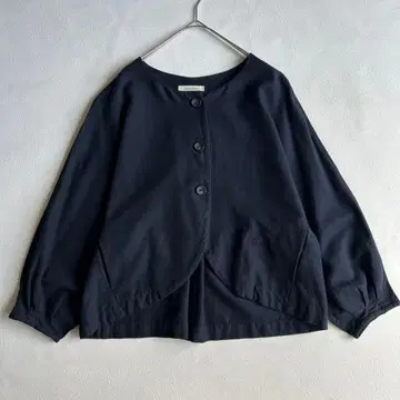 Blue Willow 블루위로 노카라 자켓 숏 기장 겉옷