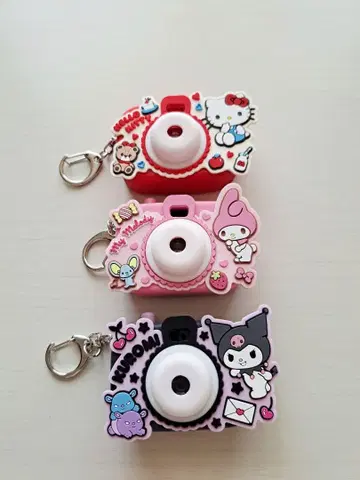 산리오 캐릭터즈 카메라 라이트 스코프 키링