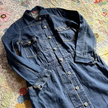 Sunny clouds 데님 원피스 코트