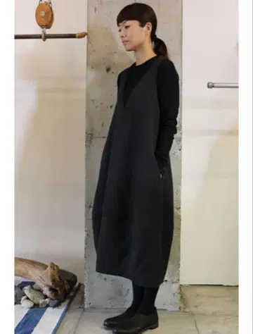 susuri 파스토랄 벌룬 오버롤 스커트 원피스 슬리브리스