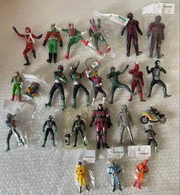 [ 가면라이더 피규어 세트 ] 라이더 & 바이크 약 24체