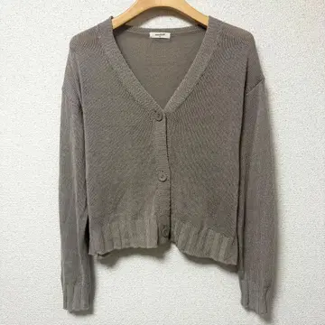 스튜디오 클립 니트 가디건 L 베이지 계열 루즈핏