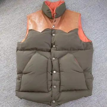 JELADO 가죽 요크 다운 베스트