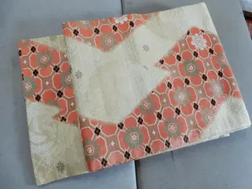 순수 실크 마루 오비 봉황 앤티크 오비