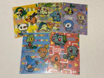 포켓몬 3포켓 A4 클리어 파일 Pokemon Petit 2013
