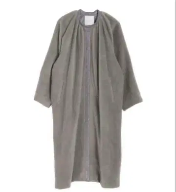 ELENDEEK 에코 가죽 트리밍 코트 사이즈 M