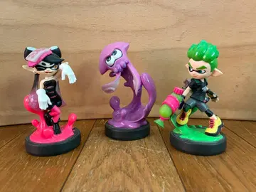 닌텐도 스프라툰 피규어 3개 세트 / 약간의 흠집 및 얼룩 있음