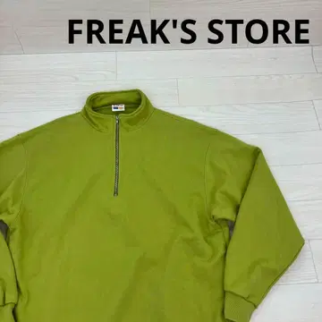 FREAK'S STORE 헤비 웨이트 긴팔 하프 지퍼 맨투맨