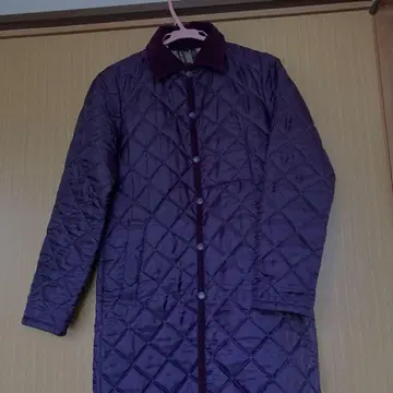LAVENHAM 짙은 보라색 퀼팅 자켓 WIDE 36