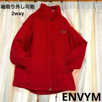 ENVYM 2way 다운 자켓 아우터 베스트 충전솜