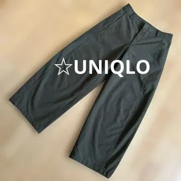 UNIQLO 커브 팬츠 올리브 그린