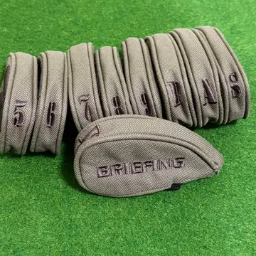BRIEFING 아이언 골프헤드커버 세트 레인저 그린