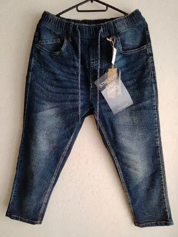 OILCAKE 스트레치 데님 크롭 팬츠 청바지