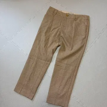 리란듀르 베이지 테이퍼드 팬츠 안감 부착