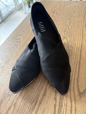 fitfit 블랙 플랫슈즈