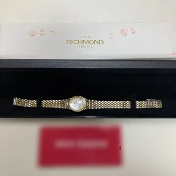 RICHMOND 쿼츠 시계 골드/실버