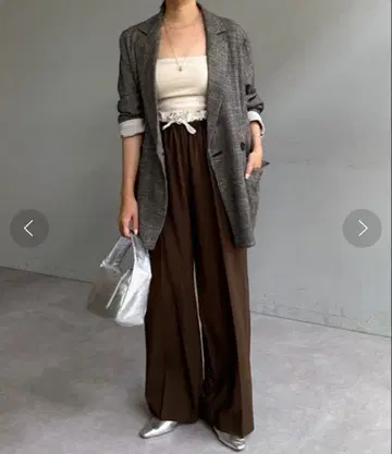 SHENERY 허리 디자인 센터 프레스 이지 팬츠