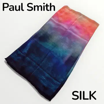 희귀 그라데이션 Paul Smith 실크 스카프 클리닝 완료