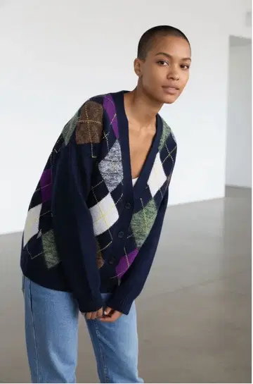 PLAN C 플랜씨 아가일 니트