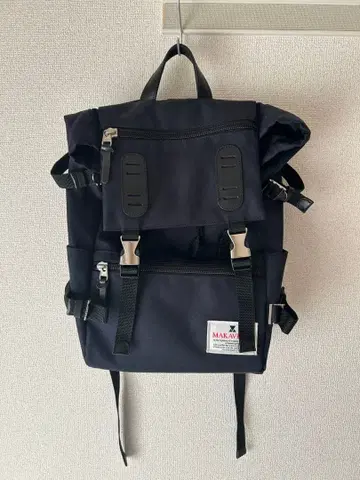 MAKAVELIC 네이비 백팩