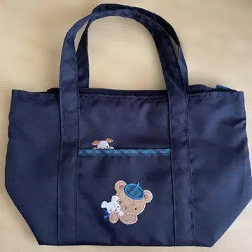 새상품급 파밀리아 네이비 핸드백