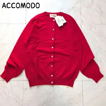 새상품 택 포함 ACCOMODO 캐시미어 100% 가디건 니트