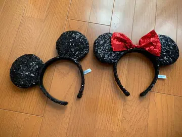 미키 미니 귀 머리띠 2세트
