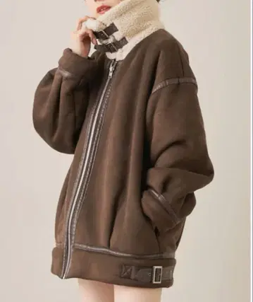 Chico (치코) 무스탕 플라이트 보아 자켓 [가격 인하 가능]