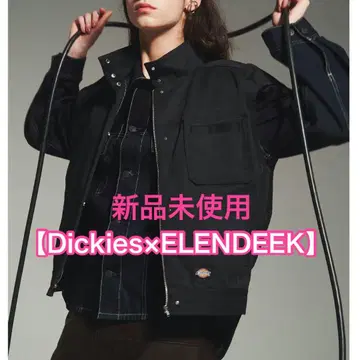 미사용 새상품 [Dickies x ELENDEEK] 스탠드 지퍼 베스트