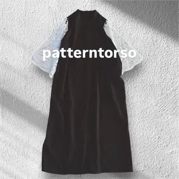 [새상품급] 안티카 패턴 토르소 소매 레이스 원피스