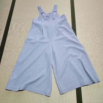 Cachette 라이트 그레이 와이드 레그 오버롤