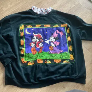 빈티지 맨투맨 할로윈 빈티지 디즈니 구제 의류