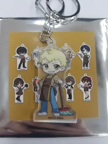 한국 한정 페르소나 5 애니플러스 콜라보 아크릴 키링 사카모토 류지