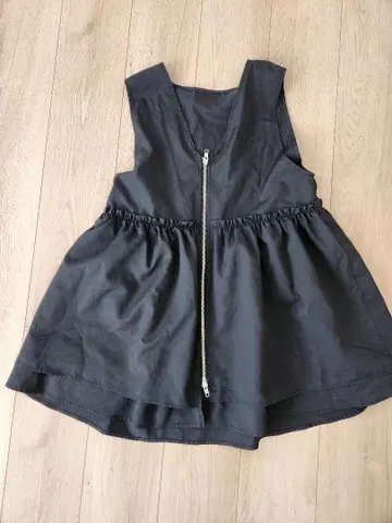 LEPSIM 블랙 플레어 베스트 지퍼 타입 FT 사이즈