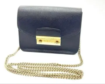 FURLA 훌라 체인 숄더 미니백 블랙