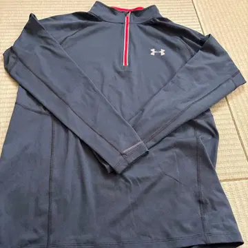 UNDER ARMOUR 하프 지퍼 셔츠 L 네이비