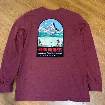 Patagonia Bear Witness T셔츠 S 사이즈