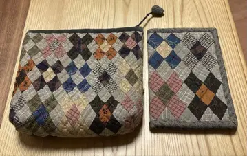 패치워크 파우치 카드 케이스 커버 세트