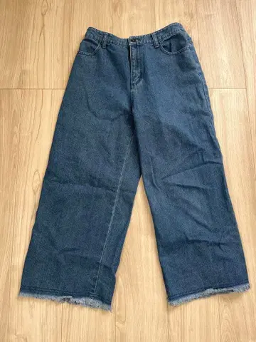 와이드 팬츠 청바지 데님