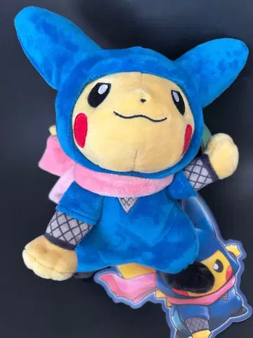 포켓몬 센터 도쿄DX 한정판 닌자 모습의 피카츄 봉제 인형