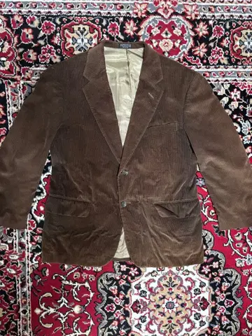 브라운 코듀로이 테일러드 자켓