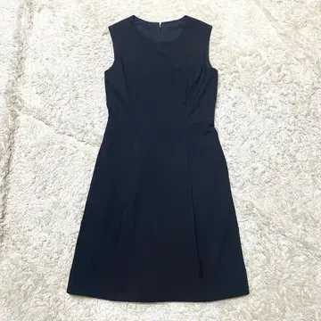 새상품급 폭시 FOXEY NEW YORK 원피스 블랙 턱