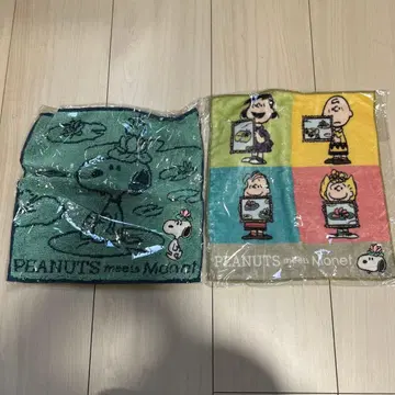 PEANUTS meets Monet 타월 2장 세트