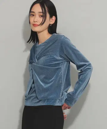 Ray beams 코드 벨로아 트위스트 풀오버 빔즈