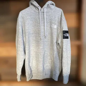 THE NORTH FACE 그레이 후드 부착 후드티 M