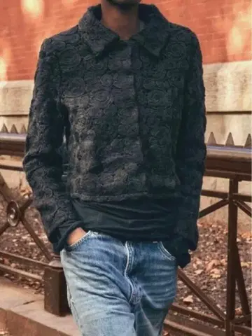 ZARA 니트 자켓 가디건 블랙