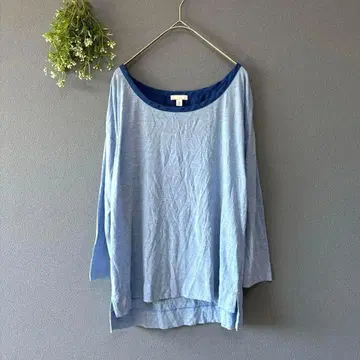 갭 [XS] 쿨 내추럴 얇은 소재의 레이온 혼방 도킹 시어 티셔츠