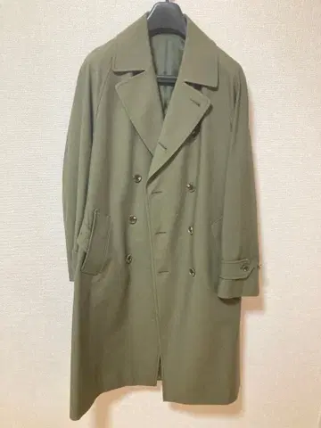 더블 브레스트 트렌치코트 LL 올리브