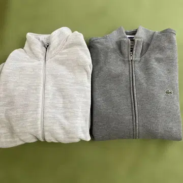 라코스테 후드티 맨투맨 자켓 유니클로 플리스 2종 세트 S-M